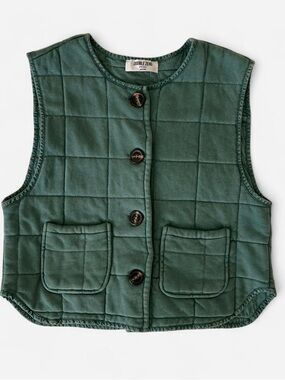 Böhme Gabby Quilted Vest in Sage
